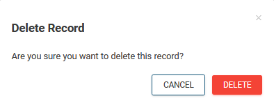 Delete Record Preview